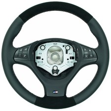 Leder Alcantara Lenkrad für  BMW E70 X5 E71 E72 M Paket neu bezogen