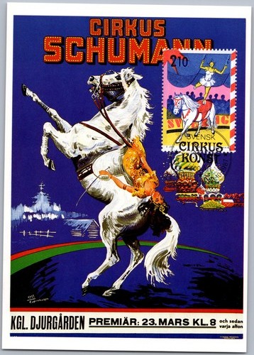 Maximumkarte schweden 1987 - maximumkarte, mk