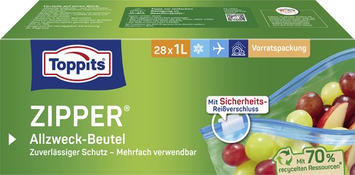 Toppits allzweckbeutel mit - allzweckbeutel,
