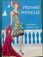 altes Frohne Modeheft von 1967 + Schnittmusterheft , Sommerkleider, Brautkleider