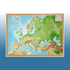 Europa, Reliefkarte