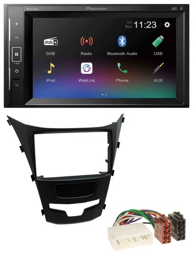 Pioneer dab mp3 2din - 2din, bluetooth