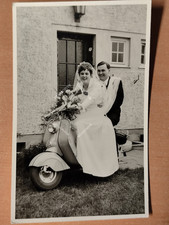Foto Postkarte Vespa Roller