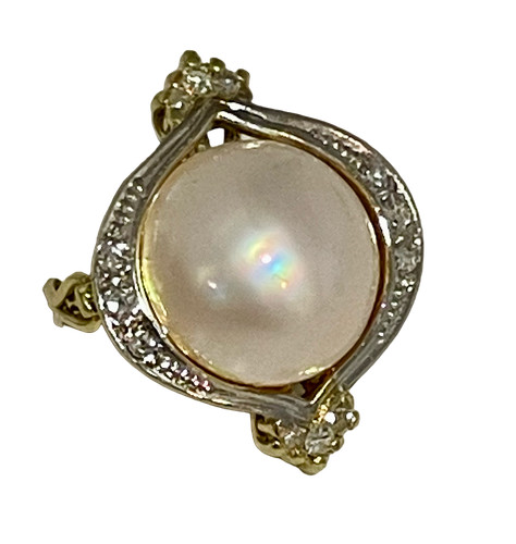 Mabe perle clipanhänger 585 - mabe, 585/-