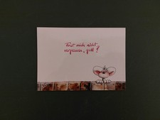 Diddl Postkarte Grußkarte - Tust mich nicht vergessen, gell? - Sammelalbum