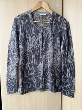 Strickjacke von Public Gr.  38 Braun 23% Mohair, 22 % Wolle