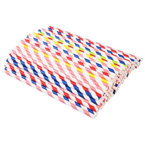 200 stück strohhalme papier - stück,