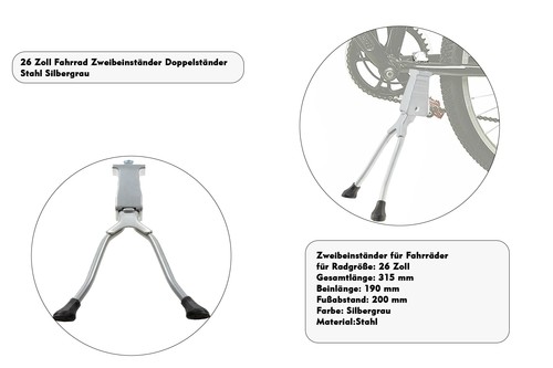 Zoll fahrrad zweibein - 26,