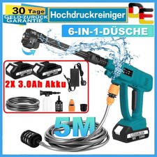 Für Makita 18V 2 Akku Hochdruckreiniger Auto Druckreiniger Spritzpistole 6-in-1