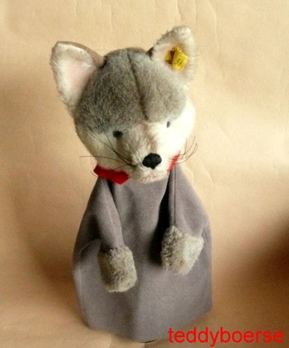 Steiff handpuppe hand - steiff, wolf