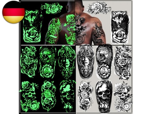 Blatt temporäre tattoos - 24,