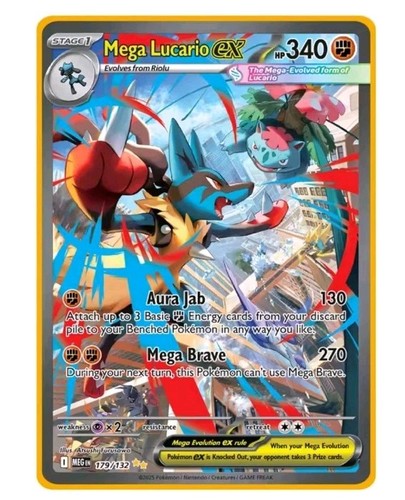 Mega lucario 179 132 - lucario, ex