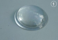 2 x Plankonvex-Linse, Qioptiq Spindler & Hoyer Linos, f=60mm, plano-convex lense