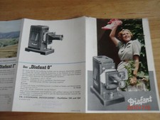 Klapp-Werbeprospekt Diafant