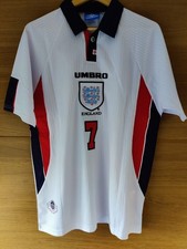 England 1998 Home #7 Beckham