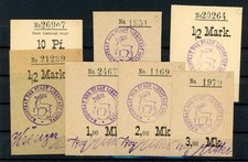 Liebstadt 7 Scheine Notgeld