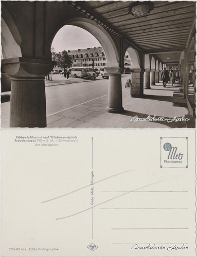 Ansichtskarte freudenstadt - ansichtskarte,