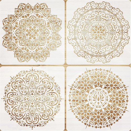 Große stencil mandala - große,