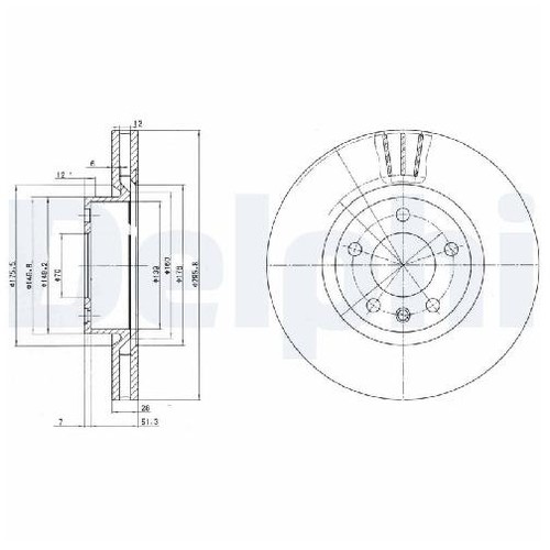 Bremsscheibe vorne für - 2x,