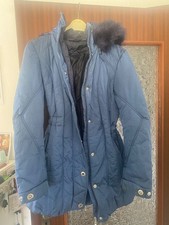 Blaue steppjacke mantel - blaue, mit