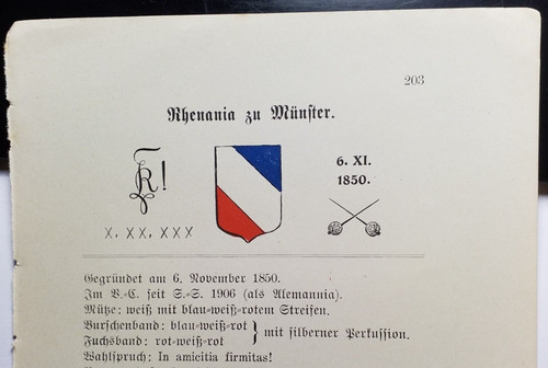Turnerschaft rhenania - rhenania, zu