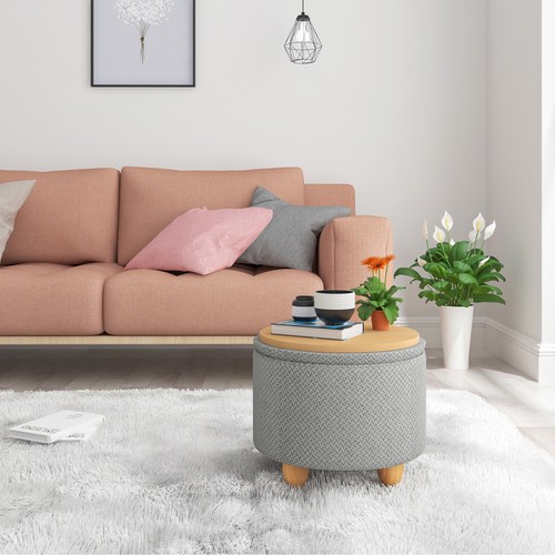 Sitzhocker mit stauraum deckel - sitzhocker,