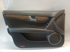 76C* Mercedes W204 C-Klasse Türverkleidung Türpappe Vorne Links Stoff Schwarz