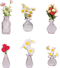 Magnetische Vase 6 Stück Mini Keramik Kühlschrankmagnet rosa Küchenlocker