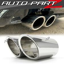 2x Edelstahl Auspuffblenden Endrohrblende für VW PASSAT B6 3C B7 Passat Veriant