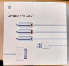 Apple Composite AV Cable Kabel MC748ZM/A iPod iPad iPhone 30 Pin #12.3 174 J9