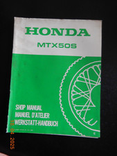 Reparaturanleitung Honda MTX50 S ,Ergänzung Werkstatthandbuch 1984