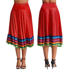 Damen Flamenco Lange Rock