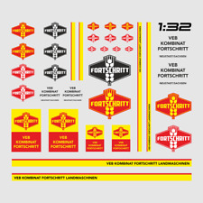 Waterslide Decal 1:32 DDR VEB