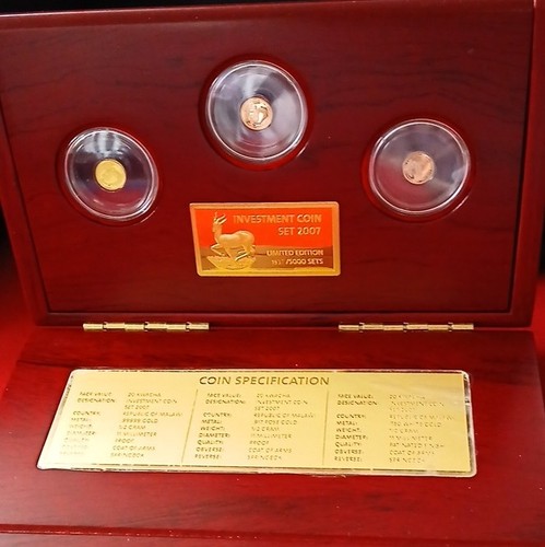 Investment coin set 2007 - investment,