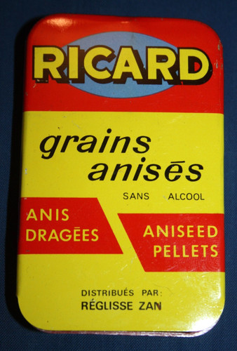 Alte schachtel anis ricard mit - schachtel,