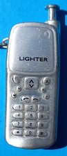 Kleine Handy Feuerzeug ❗️Versilbert Höhe 6cm ❗️Gewicht 35 Gramm ❗️Old Lighter ?