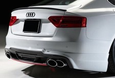 Für Audi A5 S5 RS5 Heck Spoiler Spoilerlippe Kofferraum Lippe mit Endkappen