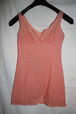 Vintage Dessous DDR Dederon Nylon Spitze Unterkleid Negligee Nachtwäsche 60/70er