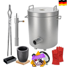 12kg Propan Schmelzofen Kit Schmiedeofen Gas Metall Schmelzofen Grafit Tiegel DE