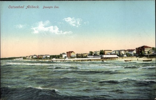 Ostseebad ahlbeck - ak,