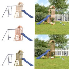 Spielturm mit rutsche schaukel - mit,