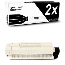 2x Eurotone Toner SCHWARZ f�r OKI C-610-DM C-610-DN C-610-DTN C-610-CDN C-610-N