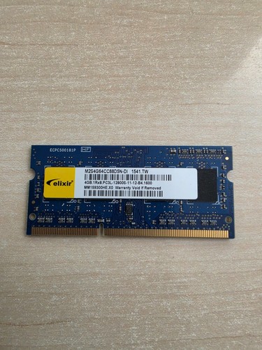 Elixir ddr3l 1600 so dimm - 4, ddr3l-1600