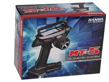SANWA MT-5 2,4GHz 4-Kanal Pistolengriff-Fernsteuerung - Schwarz **NEU**