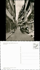 Ansichtskarte Frankfurt am Main Bendergasse Pferdefuhrwerk Fotokarte 1968