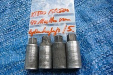 Yamaha XT500  TT500 SR500   4x  Alu Mutter vom Zylinderfuß Zylinder Cylinder Nut