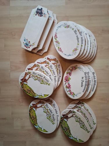 Restposten holz dekor schilder - restposten,