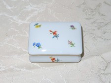 Meissen Deckeldose eckig  "