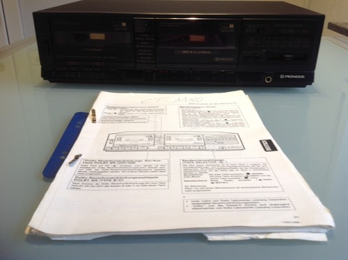 Pioneer tapedeck 1180 mit - pioneer,