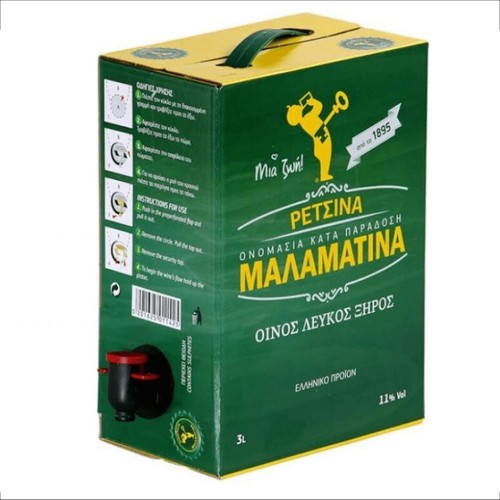 Retsina malamatina bag in - malamatina,